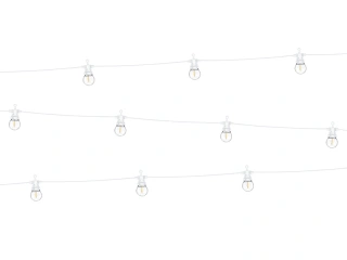 Světelný řetěz s LED žárovkami - bílý 8 m