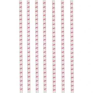 Papírová brčka Plameňák 12 ks