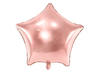 Foliový balonek hvězda rose gold 48 cm