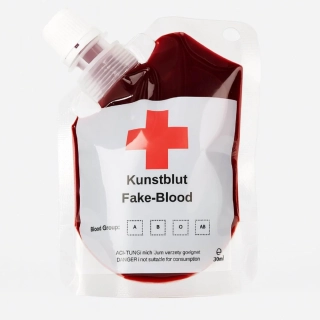 Falešná krev sáček s infuzí