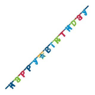 Party nápis boy Happy Birthday 180 cm