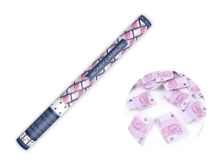 Vystřelovací konfety Eurobankovky 60 cm