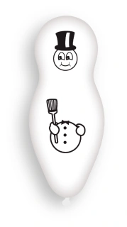 Latexový balonek Sněhulák 56cm