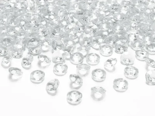 Diamantové konfety čiré malé