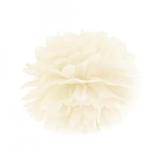 Pom pom krémový champagne - 25 cm