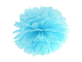 Pom pom světle modrý - 25 cm