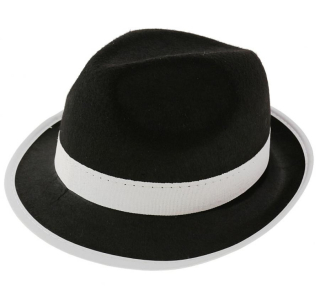 Klobouk Mafián černý