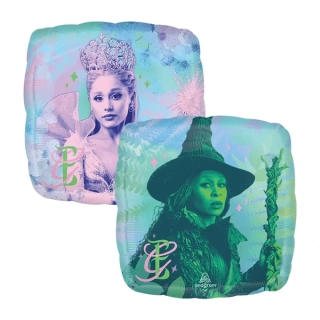 Foliový balonek oboustranný čtverec Wicked 43cm