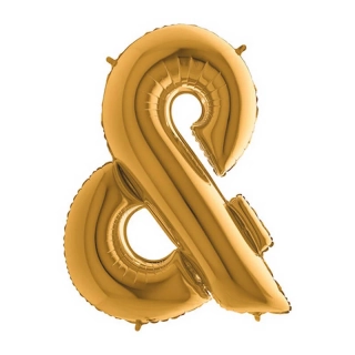 Foliový symbol And zlatý 102 cm