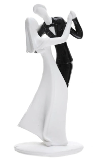 Svatební figurky Tančící pár 14cm