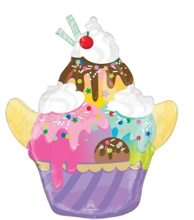 Fóliový balonek Zmrzlinový pohár 66cm