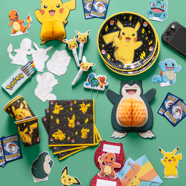 Dekorace na pokemon oslavu