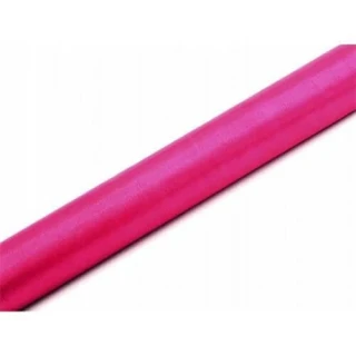 Organza 36cm x 9m tmavě růžová